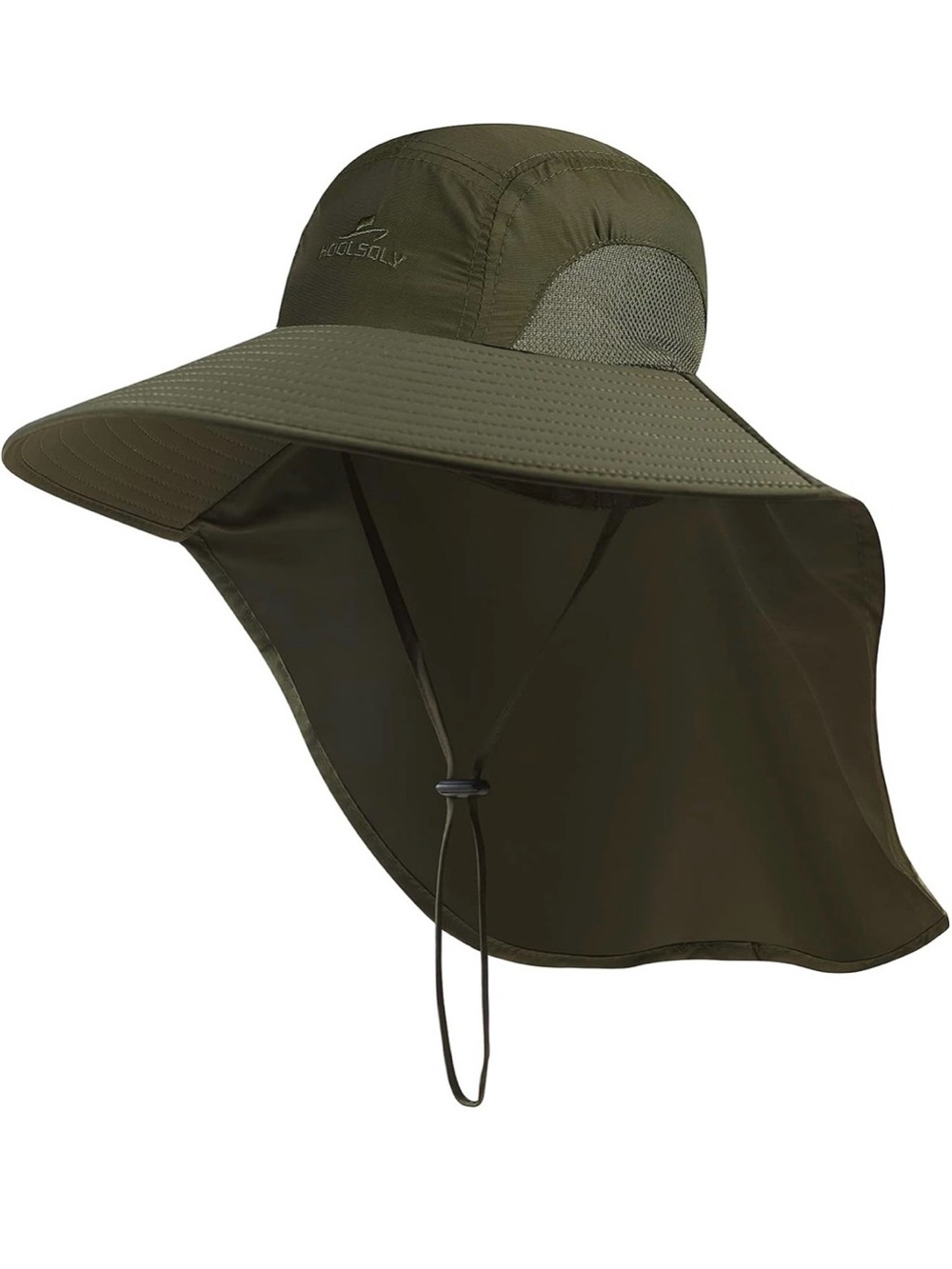 Outdoor Sun Hat for Men with 50+ UPF Protection Safari Cap Wide Brim Fishing Hat
